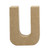 Paper Mache Mini Letter U from Country Baskets