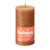 Bolsius Rustic Shine Pillar Candle 130 x 68 - Spice Brown