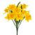 Artificial Daffodil Bush Vivid Yellow 46 cm