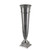 Aluminium Trumpet Vase Rough Silver 63 cm