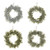 Christmas Pine Wreath 4Ast from Country Baskets