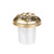 Grave Vase Gold Insert from Country Baskets