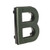 Foam Letter B Plastic Backed