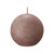 Bolsius Rustic Ball Candle 76mm - Rustic Taupe