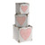 Wooden Heart Planter 3 Set