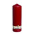 Bolsius Pillar candle Wine Red, single in cello (300 mm x 98 mm) from Country Baskets