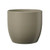 Basel Fashion Pot Matt Light Grey H12 cm from Country Baskets