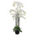 Artificial Potted Prestige Orchid White