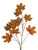 Artificial Maple Leaf Spray Amber 71 cm