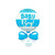 Baby Rattle Shape Balloon Blue - 36" Foil