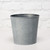 Antique Grey Zinc Pot - 19cm