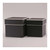 Black Square Hat Boxes - Set of 2