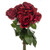 Artificial Rose Bunch Red 42 cm