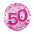 Age 50 Balloon - Pink - 24" Clearview from Country Baskets
