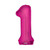 Pink Number 1 Balloon - 34" Foil