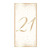 Age 21 Money Wallet Gold from Country Baskets