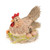 Farmhouse Chicken In Nest 14Cm from Country Baskets