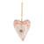 Flossy Hanging Heart 14.5Cm