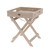 Serving Tray Natural With Folding Legs 30x36cm from Country Baskets