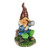 Naughty Gnome Blue With Solar Light from Country Baskets