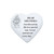 Grandma Rose Bouquet Heart 14x13cm from Country Baskets