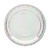 Irid/Silver 9" Paper Plate 10pk from Country Baskets