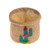 Tropical Cactus Fabric Pot Cover Plastic Lined Sml from Country Baskets