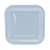 Light Blue Paper Plates Square - 9 inch (x8) (12/72)