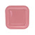 Pale Pink Paper Plates Square - 9 inch (x8) (12/72) from Country Baskets