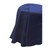 Dark Blue Round Plastic Tablecover from Country Baskets