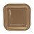 Gold Paper Plates Square - 9 inch (x8) (12/72) from Country Baskets