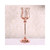 Rose Gold Crystal Candle Holder 42Cm from Country Baskets