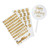 Personalise Acrylic Cake Topper with two gold from Country Baskets