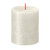 Bolsius Rustic Shimmer Metallic Candle 80 x 68 - Ivory from Country Baskets