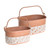 Terracotta Style Oval Planter With Flower Design Large
