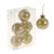 Tinsel Bauble Gold 6 Pack from Country Baskets