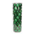 Holiday Green 10cm Plastic Ball in tube (matt,shiny,glitter) x 50