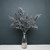 Glitter fern bush Pewter from Country Baskets