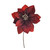 Poinsettia Pick Red 25Cm from Country Baskets