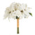 Poinsettia Bundle White 27 cm