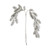Frosted Pine Willow Spray 89Cm