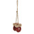 Jolly Wooden Hanging Mittens Decoration Red