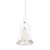 Glass Dome Church Hang Dec from Country Baskets