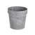 KEW ZINC POT WITH RIM LGE 15x15cm /6 from Country Baskets