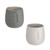 Dakota Face Sand Finish Ceramic Pot 15cm 2 Assorted