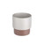 Colour Block Ceramic Pot Red 10.5cm