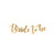 Banner Bride To Be Gold 80 x19cm