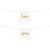 Chair Signs Bride Groom Set Gold 20cm from Country Baskets