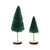 Christmas Spruce Trees, green, H: 40+60 mm, 5 pc/ 1 pack