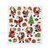 Stickers, traditional Christmas designs, 15x16,5 cm, 1 sheet